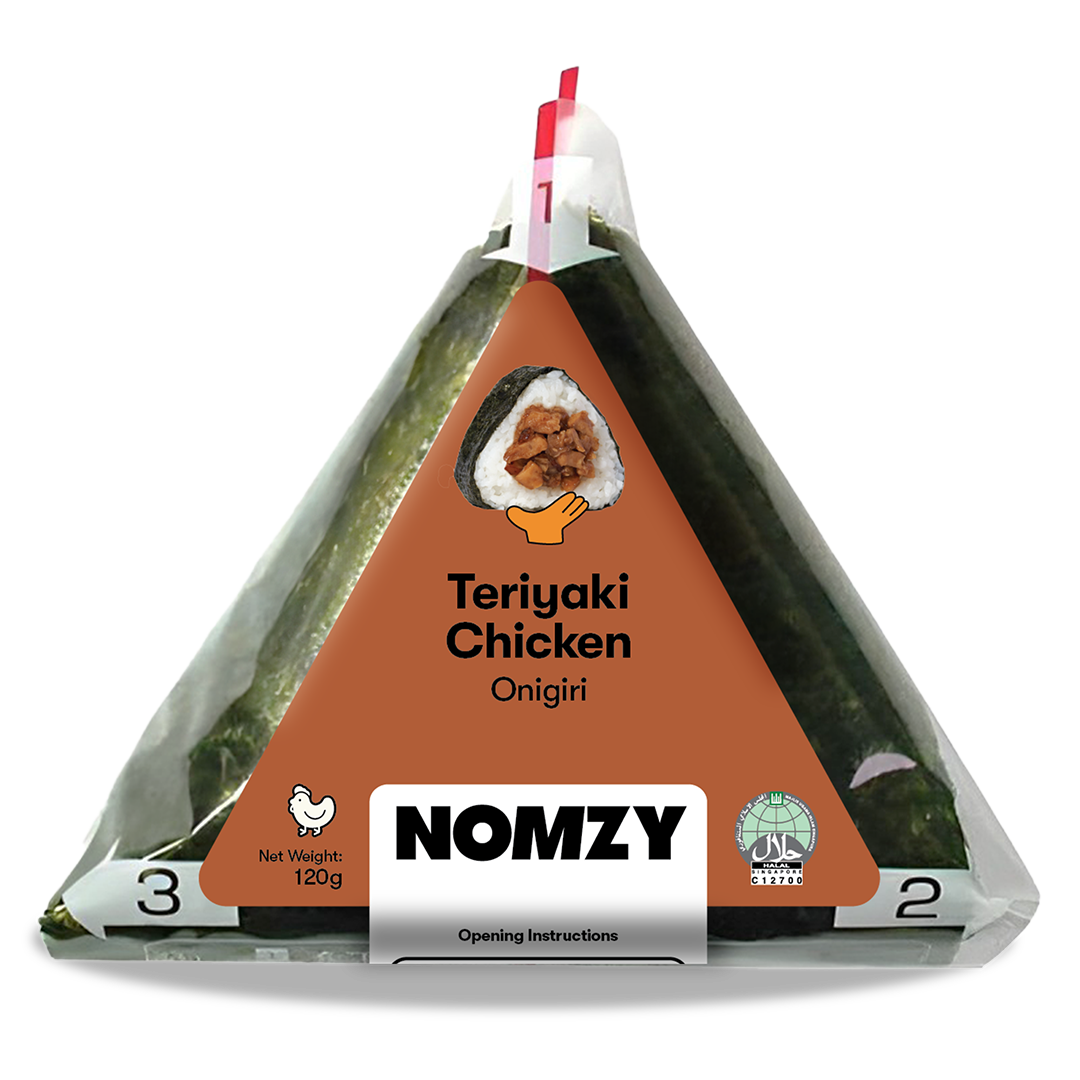 【masamasa-onigiri】 NOMZY Teriyaki Chicken Onigiri – Shake Salad