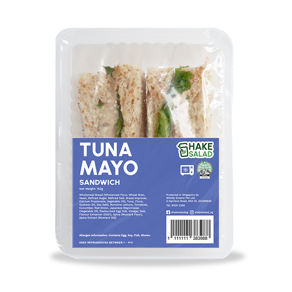 Tuna Mayo Sandwich Shake Salad