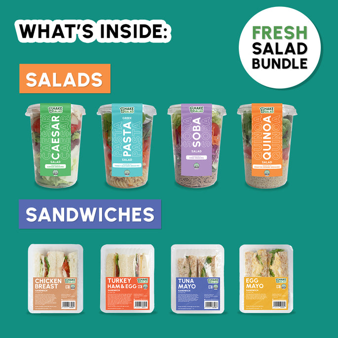 Fresh Salad Bundle Shake Salad
